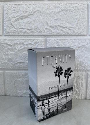 Еternity for men summer daze 100 мл чоловіча туалетна вода спрей