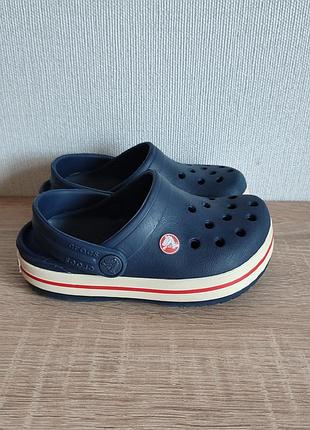 Сині крокси crocs 6c7 на хлопчика 23р. 15 см.