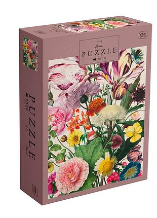 Пазли interdruk тришарові flowers 1, 2000 шт. (385017)