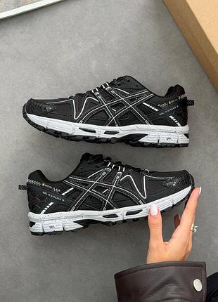 Демісезонні кросівки asics gel-kahana 8 black white gore-tex