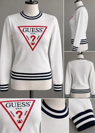 Водолазка жіноча guess біла з логотипом