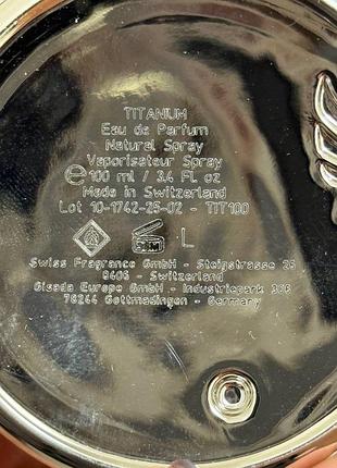 Gisada titanium eau de parfum 100 мл 2