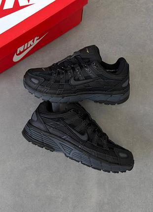 Демисезонные кроссовки nike p-6000 black gore-tex