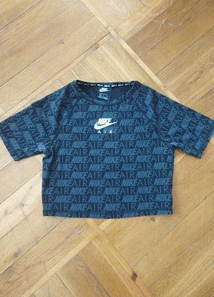 Кроп-топ nike air з монограмним принтом
