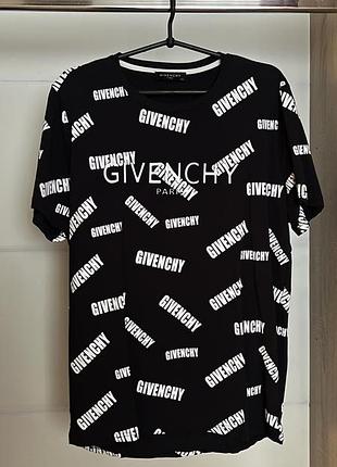 Футболка унісекс givenchy чорна з 3d написом