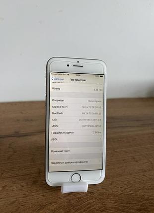 Iphone 6 16 gb silver neverlock, акб 87% 5
