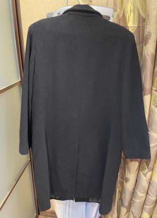 Пальто женское черное шерсть кашемир carla degen5 фото