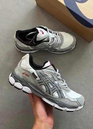 Демісезонні кросівки asics gel-nyc gore-tex white steel grey