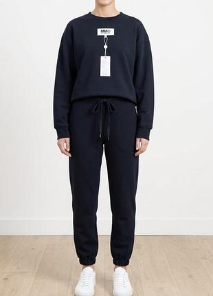Брюки жіночі mm6 maison margiela джогери чорні