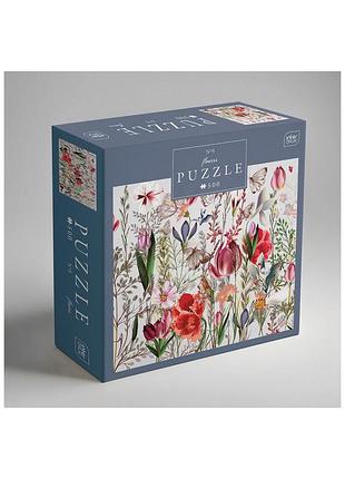Пазлы interdruk трехслойные flowers 5, 500 шт. (370082)