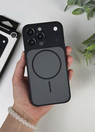 Чехол silicone case для iphone 13 pro в стилі айфон 17 черный (18)