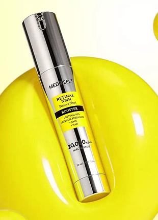 Medi-peel retinal nmn bounce shot booster 30 ml омолаживающая бустер-сыворотка для лица с ретиналем