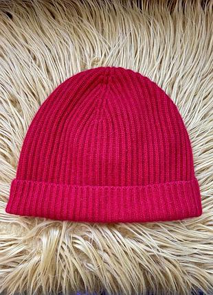 Кашемірова шапка johnstons of elgin (100% cashmere) шотландія, люкс.