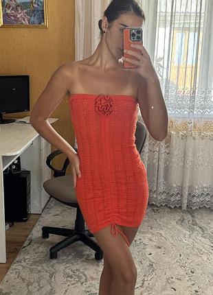 Літня міні сукня bershka