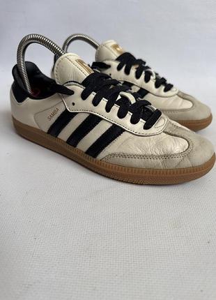 Шкіряні кросівки adidas samba 2
