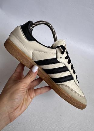 Шкіряні кросівки adidas samba 7