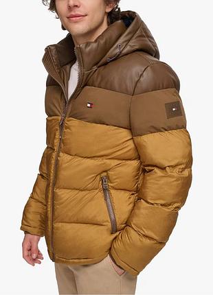 Tommy hilfiger mens quilted puffer jacket зимова куртка пуфер. оригінал