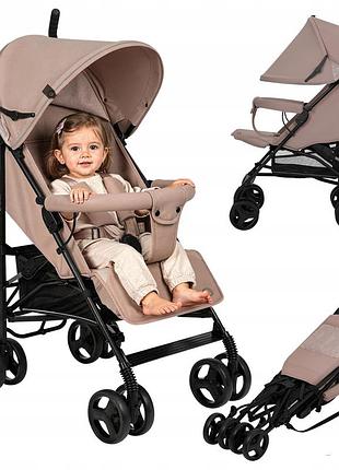 Прогулянкова коляска lionelo elia beige taupe