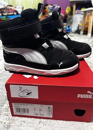 Дитяче зимове взуття puma( снігоходи) puma evolve boot puretex ac+in