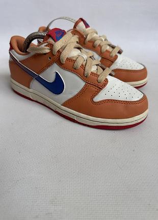 Шкіряні кросівки nike dunk
