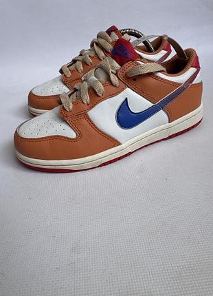 Шкіряні кросівки nike dunk 2