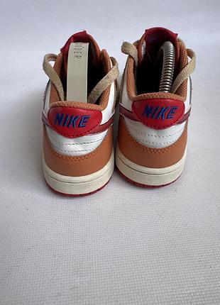 Шкіряні кросівки nike dunk 4