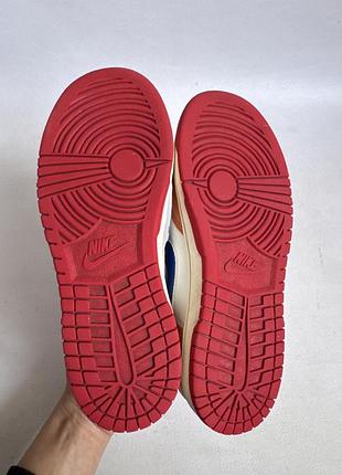Шкіряні кросівки nike dunk 5