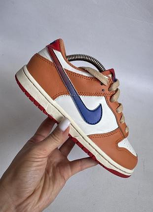 Шкіряні кросівки nike dunk 6