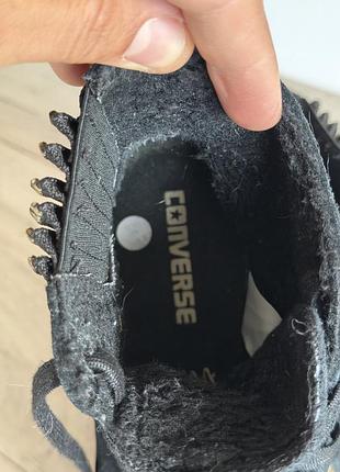 Кеди черевики утеплені converse оригінал 8
