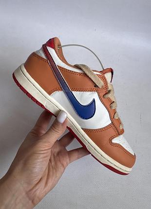 Шкіряні кросівки nike dunk 7