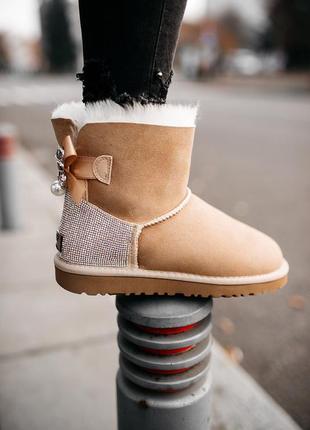 Ugg mini bailey bow ii угги1 фото