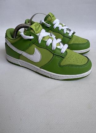 Шкіряні кросівки nike dunk
