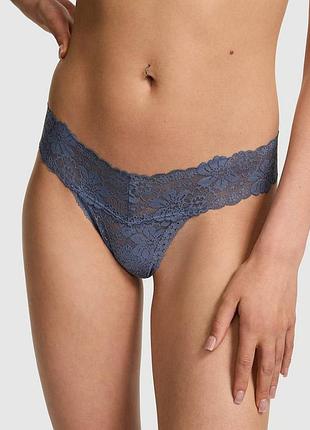 Кружевные трусики тонг victoria's secret pink