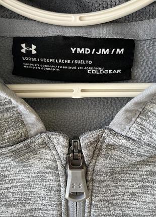 Спортивна кофта under armour оригінал для дівчинки утеплена підліткова спортивна кофта на змійці для дівчинки утеплена зіпка для дівчинки under armour 5