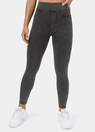 Джеггинсы графитовые высокая посадка 👖 эластичные джинсовые леггинсы ✨ lasculpte ultra soft sculpting 🔥 утягивающие лосины под скинни джинсы