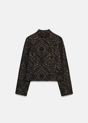 Жаккардовый блейзер zw collection