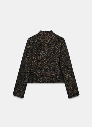 Жаккардовый блейзер zw collection 2