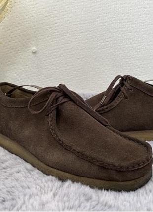 Кожаные ботинки,черевики,туфли от  clarks originals wallabee