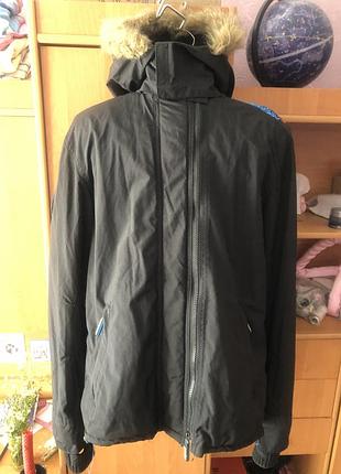 Куртка. деми. внутри флис, р. м, superdry.