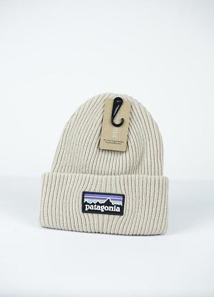 Patagonia шапка чоловіча / шапки чоловічі / патагонія / шапка підліткова / шапки підліткові бежевий