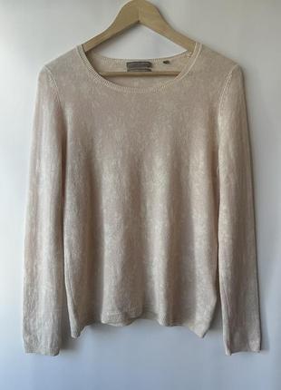 Кашеміровий джемпер кофта кашеміровий лонгслів long sleeve cashmere sweater рожевий лонгслів