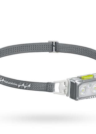 Фонарь налобный naturehike cnk2550zm011, серый