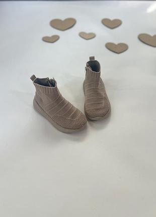 Хайтопи високі кросівки zara текстильні