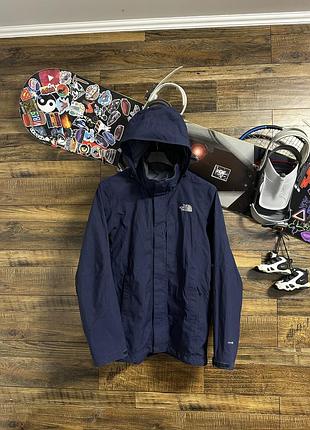 Чоловіча куртка the north face hyvent, темно-синя, чоловіча, розмір s, мембранна