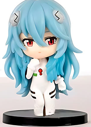 Фігурка chibi чібі rei ayanami evangelion рей аянамі євангеліон 10 см китай ch e c ra 03