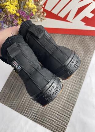 Оригінальні шкіряні високі кеди converse waterproof 2