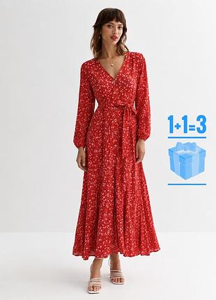 🥰довга сукня сорочка з поясом new look