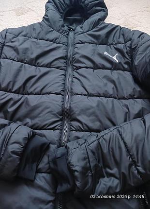 Пуховик чоловічий puma чорний 2