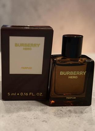 Burberry hero parfum парфюм миниатюра 5 мл