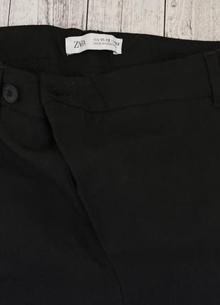 Чорні класичні брюки zara на 11 років зріст 152
